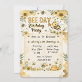 Carte d'invitation pour une fête d'anniversaire su (Devant)