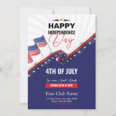 Carte d'invitation pour une fête de célébration in (Devant)