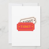 Carte d'invitation pour une fête de cirque extrava (Dos)