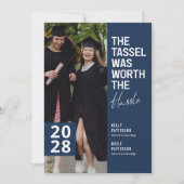 Carte d'invitation pour une fête de double remise  (Devant)