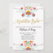 Carte d'invitation pour une fête de mariage de cou (Devant)