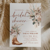 Carte d'invitation pour une fête de mariage Wester