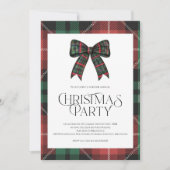 Carte d'invitation pour une fête de Noël au style (Devant)