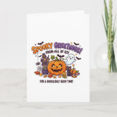 Carte d'invitation pour une fête d'Halloween Spook (Devant)