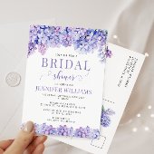 Carte d'invitation pour une fête prénuptiale avec