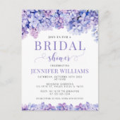 Carte d'invitation pour une fête prénuptiale sur l (Devant)