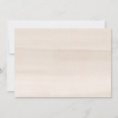 Carte d'invitation pour une réception de mariage e (Dos)