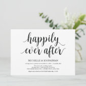 Carte d'invitation pour une réception de mariage i (Debout devant)