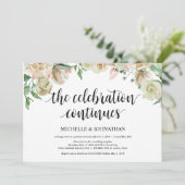 Carte d'invitation pour une réception de mariage p (Debout devant)