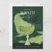 Carte d'invitation pour une soirée cocktail Hallow (Devant)