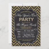Carte d'invitation pour une soirée du Nouvel An à  (Devant)
