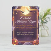 Carte d'invitation pour une soirée enchantée d'Hal (Debout devant)