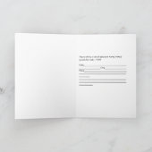 Carte d'invitation pour une vente de gâteaux (Intérieur)