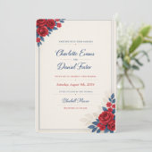 carte d'invitation premium (Debout devant)