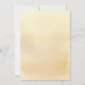 Carte d'invitation principale Squeeze Lemon Bridal (Dos)