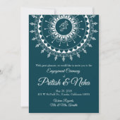 Carte d'invitation Rangoli (Devant)