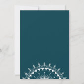 Carte d'invitation Rangoli (Dos)