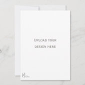 Carte d'invitation recto et verso (Devant)