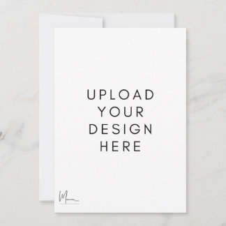 Carte d'invitation recto verso