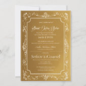 Carte d'invitation royale (Dos)