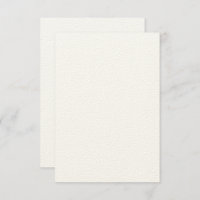Carte d'invitation Rustic Felt Ecru 3,5 po x 5 po 