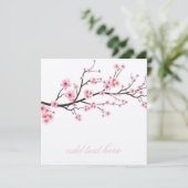 CARTE D'INVITATION : SAKURA CHERRY BLOSSOMS (Debout devant)