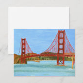 Carte d'invitation San Francisco (Devant / Derrière)
