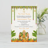 Carte d'invitation Satyanarayan Bhagwan Katha (Debout devant)