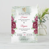 Carte d'invitation Shagun Fiançailles Sikh, carte (Debout devant)