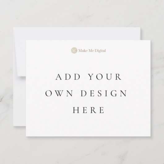 Carte d'invitation simple face 4,25 x 5,5 pouces e (Devant)