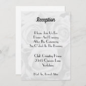 Carte d'invitation simple moderne pour réception d (Devant / Derrière)