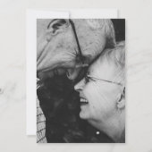 Carte d'invitation simple pour les 60 ans de maria (Dos)