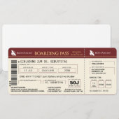 Carte d'invitation spéciale pour le 50e anniversai (Devant / Derrière)