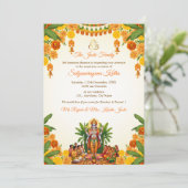 Carte d'invitation Sri Satyanarayan Katha (Debout devant)