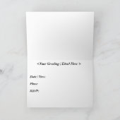 Carte d'invitation Sunny Swirls (Intérieur)