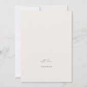 Carte d'invitation sur proposition de servante de  (Dos)