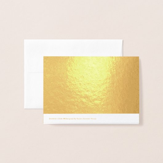 Carte d'invitation Swan golden 50e anniversaire (Derrière avec enveloppe)