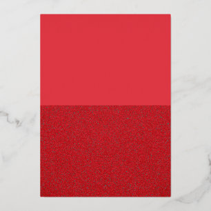 Carte d'invitation tomate rouge pliée en feuille -