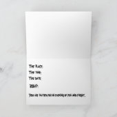 Carte d'invitation Tomb Stone (Intérieur)