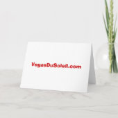 Carte d'invitation VEGAS Strip (Dos)