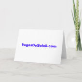 Carte d'invitation VEGAS Strip (Dos)
