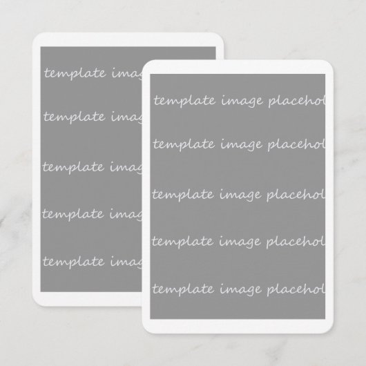 Carte d'invitation vide 3.5x5 Ajoutez vos propres (Devant / Derrière)