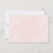 Carte d'invitation vintage Gardenia RSVP (Dos)