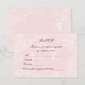 Carte d'invitation vintage Gardenia RSVP (Devant / Derrière)
