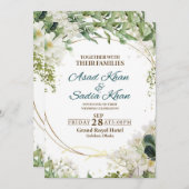 Carte d'invitations élargies (Devant / Derrière)