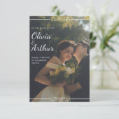 carte d'invitations mariage (Debout devant)