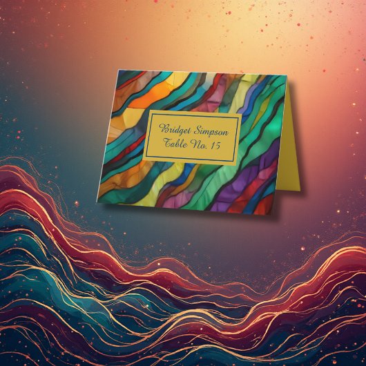 Carte d'invité de mariage de destination africaine