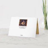 Carte DIONYSOS AVEC LA SPEAR ÉQUITATION LEOPARD Grecque  (Dos)