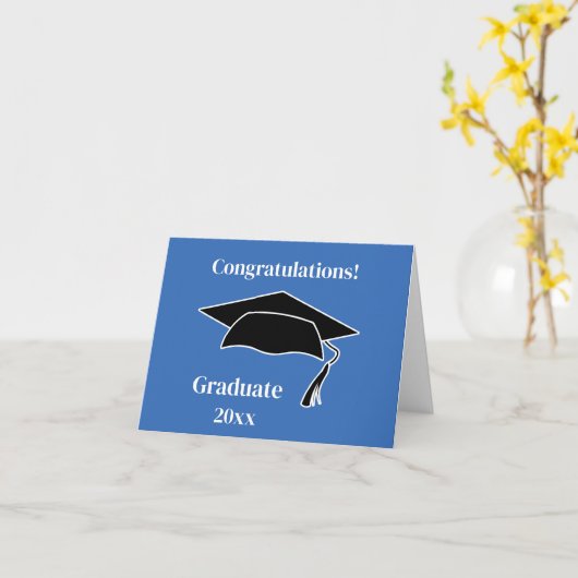 Carte Diplômé (Fleur jaune)