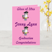 Carte Diplôme (Fleur jaune)